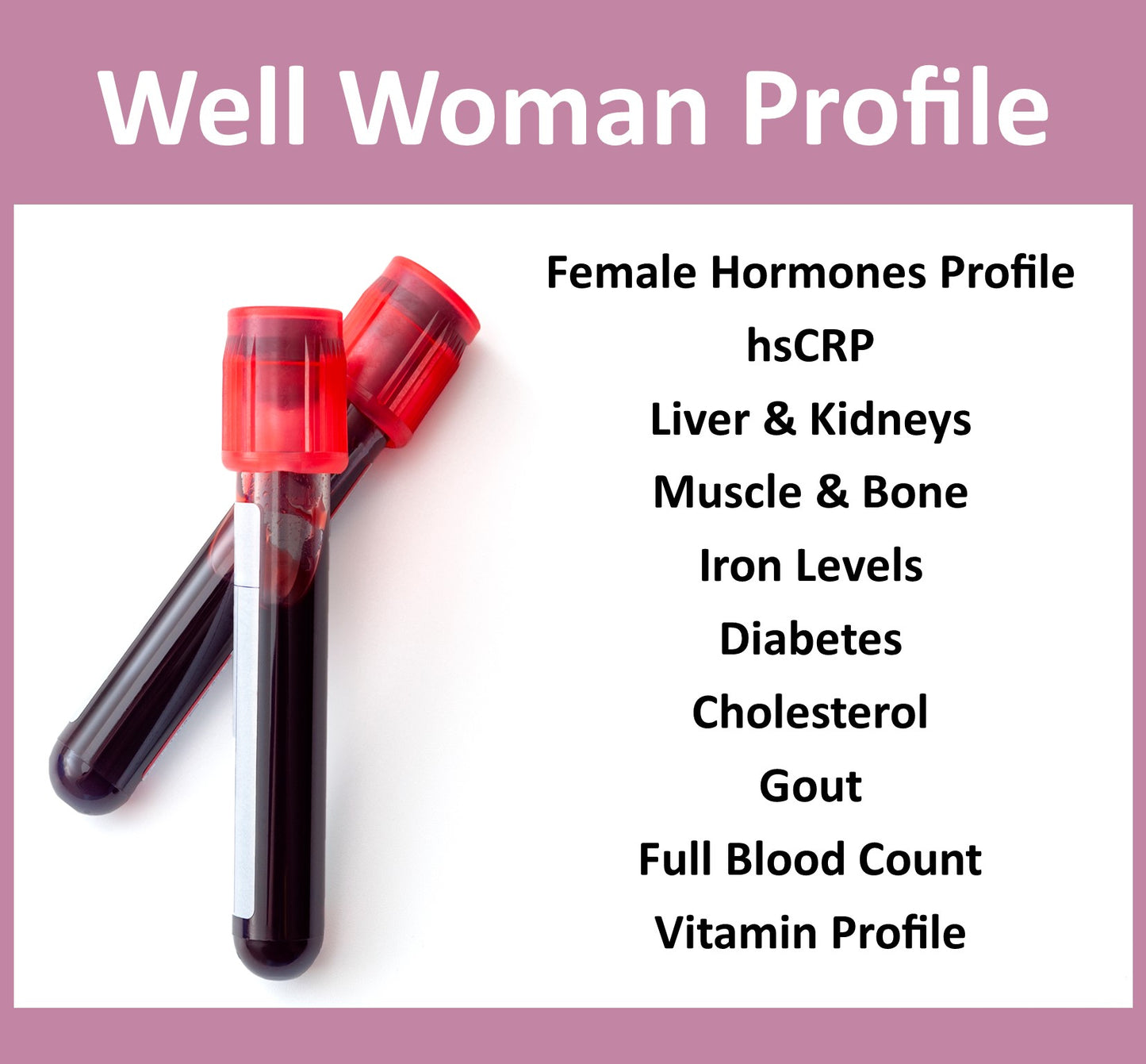Well Woman Premier Plus Profile